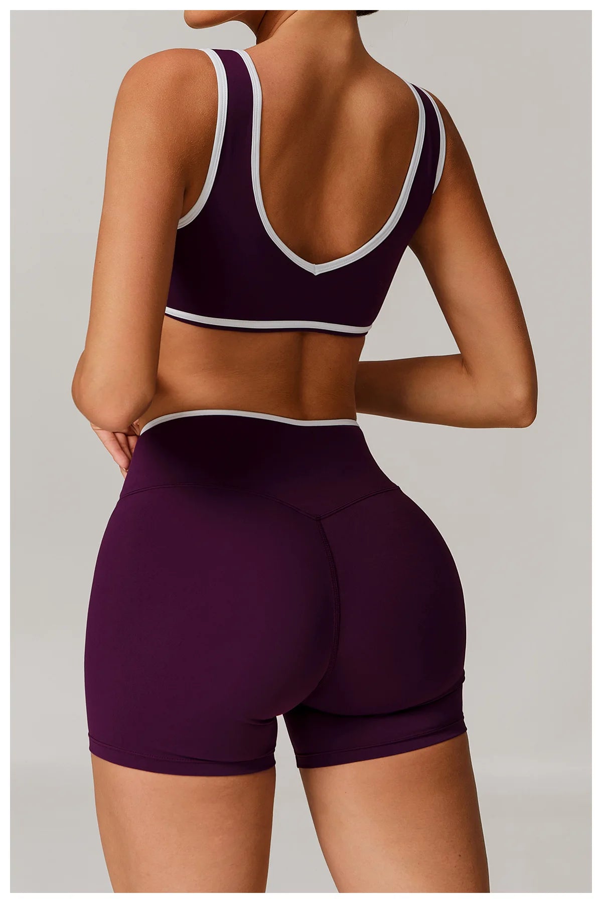 Women Gym Clothes Yoga Suits High Waist Two Piece Set Gym Leggings Yoga Sportswear Fitness Vest Crop Top Tracksuits Sports Bra