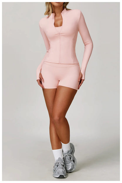 2/3PCS Yoga Suit Sports Set Gym Set Women Tracksuit Running Workout Clothes Long Sleeve Sports Bra Athletic Wear Yoga Clothing