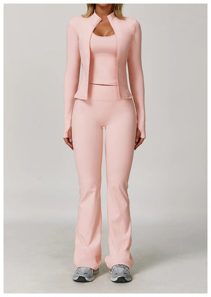 2/3PCS Yoga Suit Sports Set Gym Set Women Tracksuit Running Workout Clothes Long Sleeve Sports Bra Athletic Wear Yoga Clothing